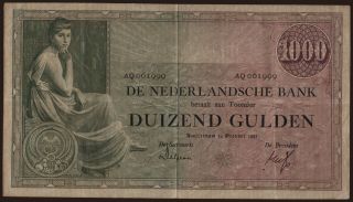 1000 gulden, 1931