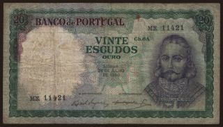 20 escudos, 1960
