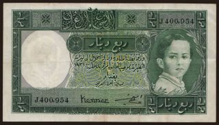 1/4 dinar, 1942