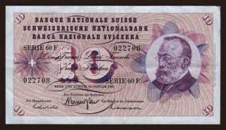 10 francs, 1969
