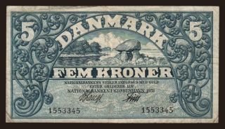 5 kroner, 1931