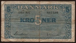 5 kroner, 1944