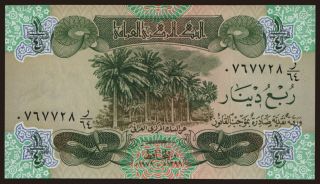 1/4 dinar, 1979