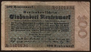 100 Rentenmark, 1923