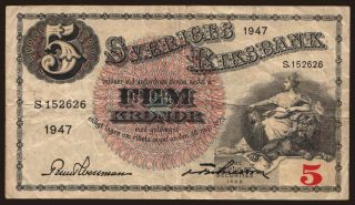 5 Kronor, 1947