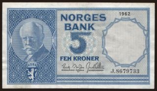 5 kroner, 1962