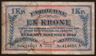 1 krone, 1940