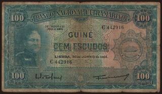 100 escudos, 1964