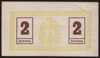 Miskolc, 2 korona, 1919
