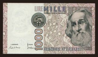1000 lire, 1983