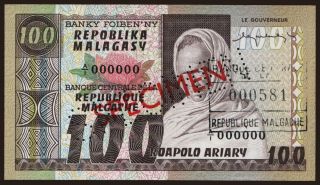 100 francs, 1974, SPECIMEN