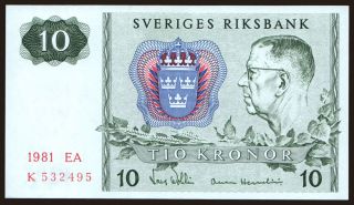 10 kronor, 1981