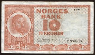10 kroner, 1971