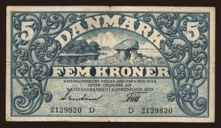 5 kroner, 1935