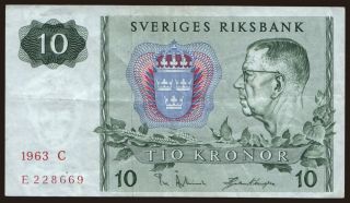 10 kronor, 1963