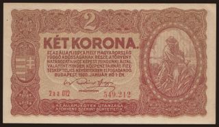 2 korona, 1920