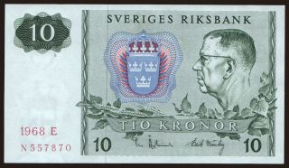 10 kronor, 1968