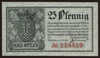Wittlich, 25 Pfennig, 1919