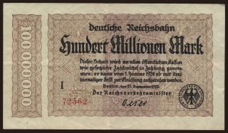 Berlin, 100.000.000 Mark, 1923