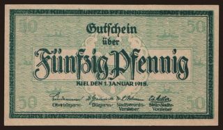 Kiel, 50 Pfennig, 1918