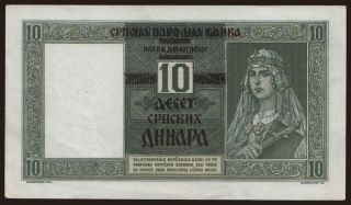 10 dinara, 1941