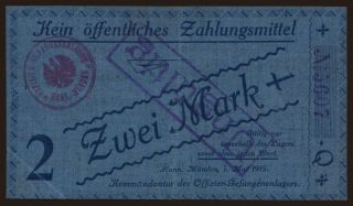 Hannoversch Münden, 2 Mark, 1915