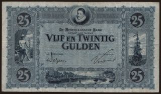 25 gulden, 1928