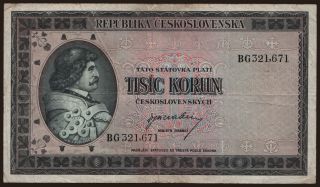 1000 korun, 1945