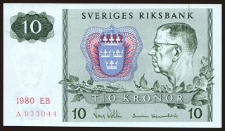 10 kronor, 1980