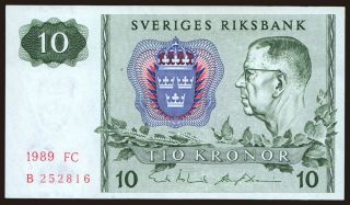 10 kronor, 1989