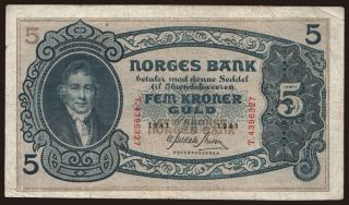 5 kroner, 1941