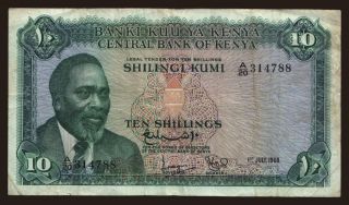 10 shillings, 1968