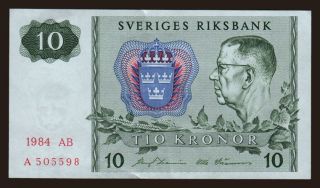 10 kroner, 1984