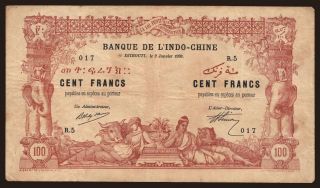 100 francs, 1920