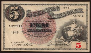 5 Kronor, 1948