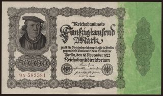 50.000 Mark, 1922