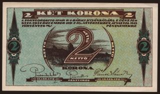 Budapest/ Sokszorosító Ipar R.T., 2 korona, 1921