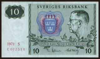 10 kronor, 1971