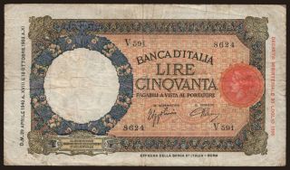 50 lire, 1940