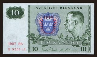 10 kroner, 1987