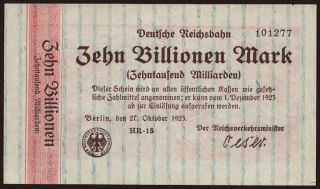 Berlin, 10.000.000.000.000 Mark, 1923