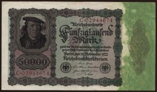 50.000 Mark, 1922