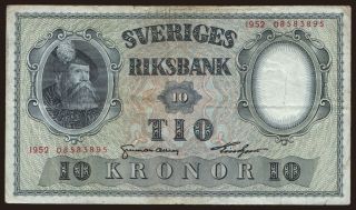 10 kronor, 1952