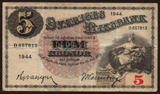 5 Kronor, 1944
