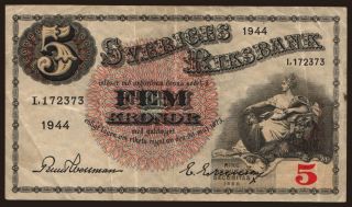 5 Kronor, 1944