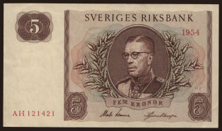 5 kronor, 1954