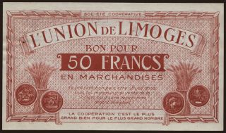 Limoges, 50 francs, 1920