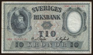 10 kronor, 1950