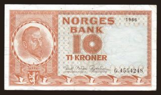 10 kroner, 1966