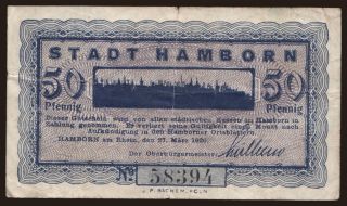 Hamborn, 50 Pfennig, 1920